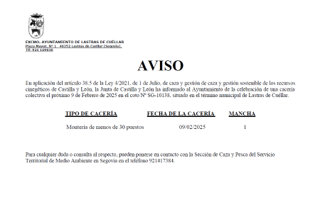 Imagen Aviso montería.